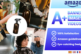 design listing images, a plus banners for amazon sellers