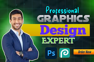 be your professional  graphics designer