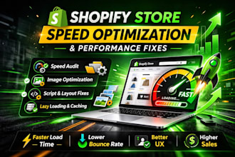 do shopify speed optimization, boost store speed and page speed score