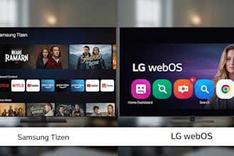 develop samsung tizen or lg webos smart TV web app
