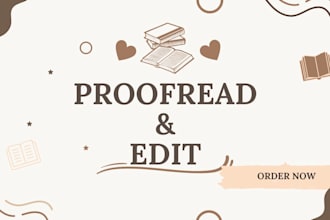 proofread and edit your text