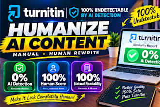 rewrite, humanize ai content, proofread and remove ai
