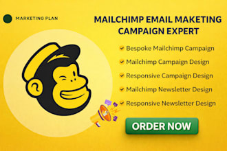design bespoke responsive newsletter mailchimp campaign email marketing template