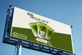 design signage, billboard, yard sign, banner, and shop sign roll up banner