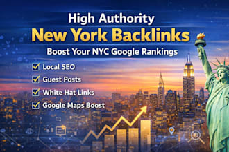 provide high quality new york backlinks to boost your local NYC SEO