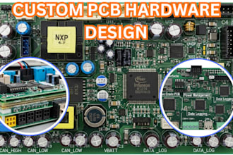 pcb design layout, circuit and schematic, hardware prototyping for products
