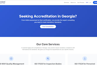 create a business website and server deployment