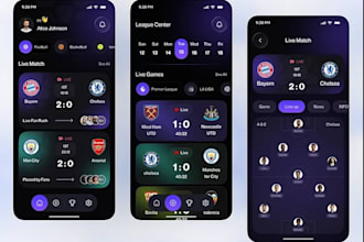 create a cricket fantasy league app with live match updates