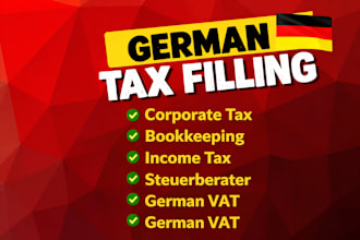 german tax filling corporate tax bookkeeping income tax steuerberater german vat