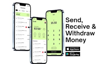 develop fintech money transfer app neobank app bill payment website
