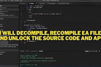 decompile ea file unlock the source code remove