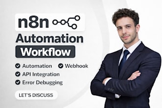 build or fix n8n automation workflows and API integrations