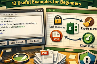 create a custom excel timesheet with vba automation and payroll system