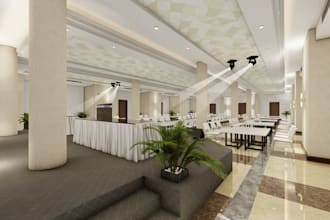 resort functional hall interior,office conference room design,banquet floor plan