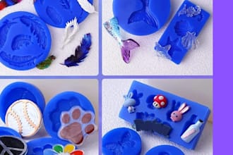 create silicone wax mold resin mold  plastic injection mold silicone rubber mold
