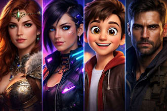 create ai generated character or concept art