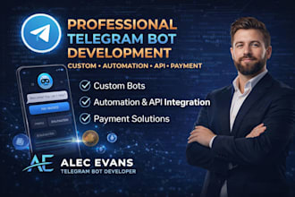 develop a professional telegram bot