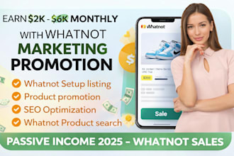 promote whatnot shows, boost whatnot views, followers and sales with promotion