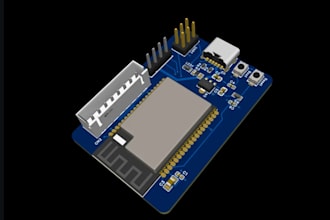 design esp32 iot hardware pcb with wifi, ble devices and sensor integration
