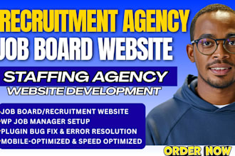 staffing agency website recruitment agency website job board website redesign