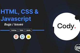 html, CSS, javascript bugs issues