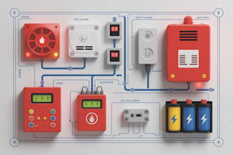 do electrical calculations expert fire alarm design in al, ak, ca, fl, ga, in