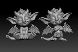 photo to super cute,3d printing,chibi stl model,3d figurine,toy design,bambu lab