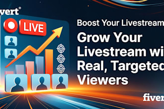 promote youtube live stream to targeted audience