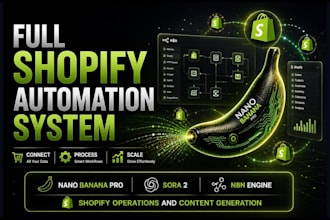 build a full shopify automation system