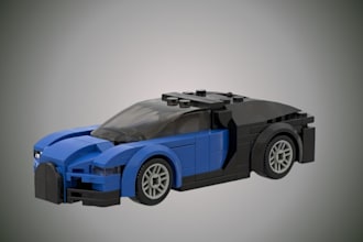 custom 3d lego design 3d lego car lego building lego moc with manual instruction