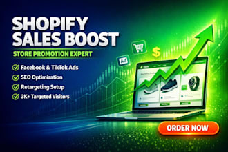 promote shopify store, boost shopify sales, website promotion