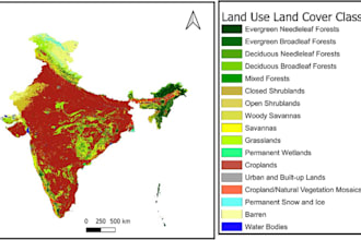 prepare land use land cover maps