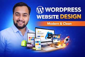 design a clean and modern wordpress website