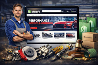 auto part shopify store, automotive store redesign, auto part dropshipping store