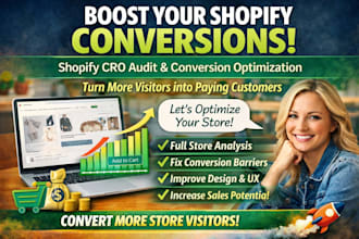 do shopify cro audit and conversion rate optimisation of shopify store design