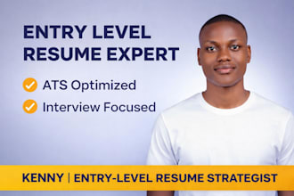 write and optimize interview winning ats resume for graduates, entry level jobs