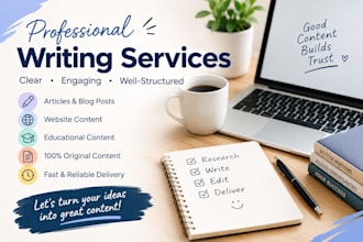 write clear and engaging english content