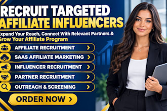 find and recruit targeted affiliates and influencers for your saas program
