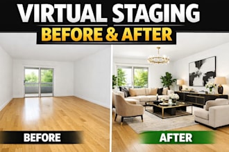 do professional virtual staging and realistic virtual renovation for real estate