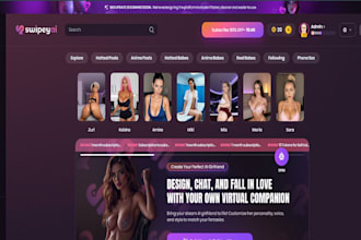 develop ai nsfw website,ai chatbot, saas app, ai web application, ai mobile app