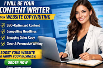 be your content writer for website copywriting