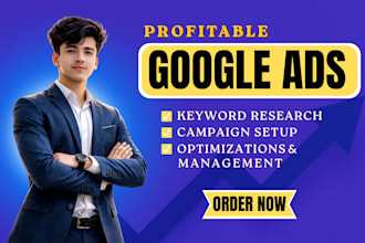 setup and optimize high performance google ads campaign