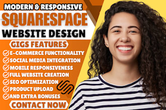 create squarespace website, website development squarespace, squarespace design