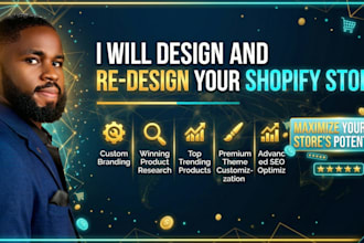 create shopify store redesign shopify store drop shipping website