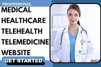design medical website, telehealth, telemedicine health website