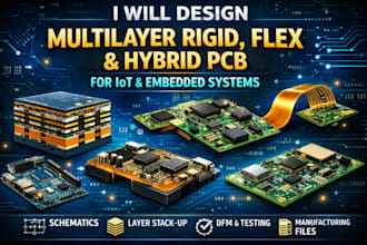 design multilayer rigid, flex, and hybrid pcb for iot and embedded systems
