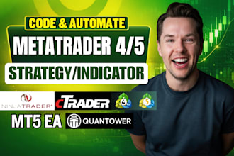 code or convert tradingview pinescript to mt4 mt5, ninjatrader 8, ctrader, mql5