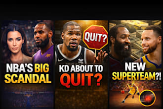 design sports youtube thumbnails for nba or basketball