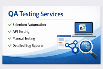 do QA automation, selenium, API and manual testing