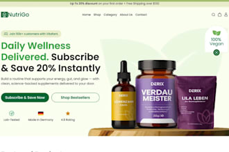 build private label supplement store supplement shopify store dropshopping store